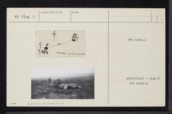 Stoneyfield, NJ53NE 10, Ordnance Survey index card, Verso