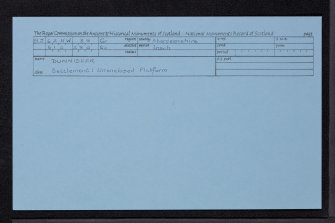 Dunnideer, NJ62NW 35, Ordnance Survey index card, Recto