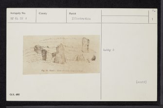 Raich, NJ64SW 1, Ordnance Survey index card, page number 1, Recto