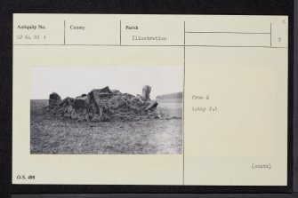Raich, NJ64SW 1, Ordnance Survey index card, page number 2, Verso