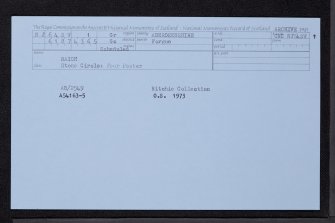 Raich, NJ64SW 1, Ordnance Survey index card, Recto