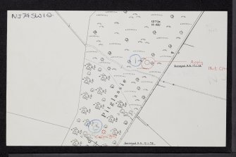 Midtown Of Pitglassie, NJ74SW 12, Ordnance Survey index card, Recto