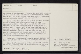 Sands Of Forvie, NK02NW 2, Ordnance Survey index card, page number 2, Verso