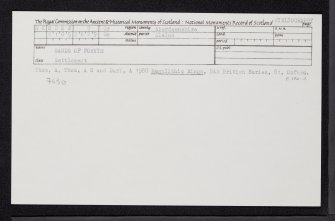 Sands Of Forvie, NK02NW 2, Ordnance Survey index card, Recto