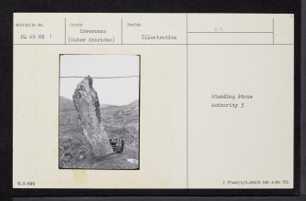Barra, Brevig, Druim A' Charra, NL69NE 1, Ordnance Survey index card, Recto