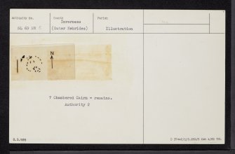 Barra, Loch St Clair, NL69NW 5, Ordnance Survey index card, Recto
