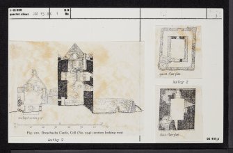 Coll, Breachacha Castle, NM15SE 1, Ordnance Survey index card, page number 3, Recto