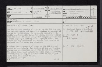 Mull, Suie, NM32SE 7, Ordnance Survey index card, page number 1, Recto