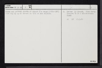 Gometra, Dun Eiphinn, NM34SE 5, Ordnance Survey index card, page number 3, Recto