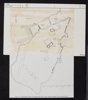 Treshnish Isles, Cairn Na Burgh More Castle, NM34SW 1, Ordnance Survey index card, page number 3, Recto