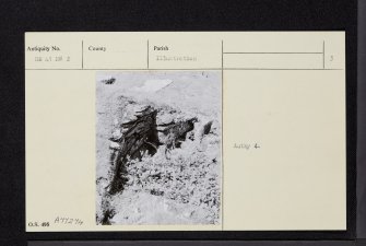 Dun A' Gheird, Mull, NM41NW 2, Ordnance Survey index card, page number 3, Recto