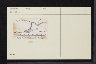 Sloc A' Mhuilt, Mull, NM41NW 6, Ordnance Survey index card, Recto