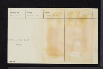 Mull, Dun Ara, NM45NW 1, Ordnance Survey index card, page number 4, Verso