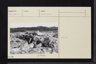 An Sean Dun, Mull, NM45NW 3, Ordnance Survey index card, page number 3, Recto