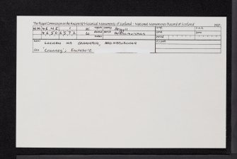 Ardnamurchan, Lochan Na Crannaig, NM46NE 1, Ordnance Survey index card, Recto