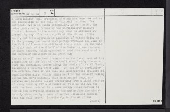 Caisteal Nan Con, NM54NE 3, Ordnance Survey index card, page number 3, Recto