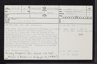 Mull, Salen, NM54SE 10, Ordnance Survey index card, page number 1, Recto