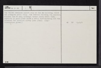 Branault, Croft House, NM56NW 3, Ordnance Survey index card, page number 2, Verso
