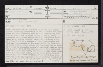 Ardnamurchan, Camas Nan Geall, NM56SE 5, Ordnance Survey index card, page number 1, Recto