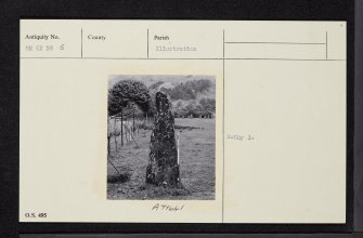 Mull, Lochbuie, NM62NW 5, Ordnance Survey index card, Recto