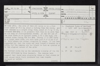Mull, Scallastle, NM63NE 2, Ordnance Survey index card, page number 1, Recto