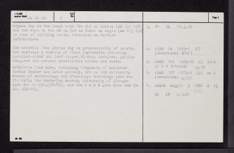 Ardnamurchan, Cul Na Croise, NM66NW 2, Ordnance Survey index card, page number 2, Verso