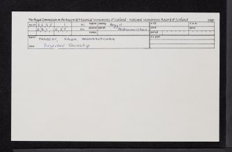 Ardnamurchan, Tarbert, Salen, NM66SE 1, Ordnance Survey index card, Recto