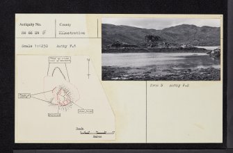 Loch Sunart, Dun Ghallain, NM66SW 5, Ordnance Survey index card, Recto