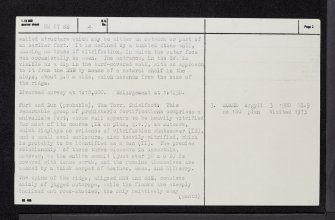 Ardnamurchan, Shielfoot, The Torr, NM67SE 4, Ordnance Survey index card, page number 2, Verso