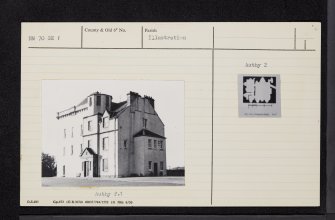 Craignish Castle, NM70SE 1, Ordnance Survey index card, Recto