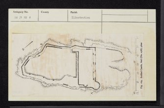 Seil, Ardfad Castle, NM71NE 1, Ordnance Survey index card, Recto