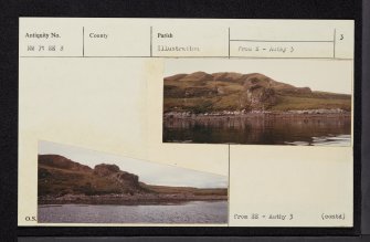 Torsa, Caisteal Nan Con, NM71SE 3, Ordnance Survey index card, page number 3, Recto