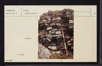 Torsa, Caisteal Nan Con, NM71SE 3, Ordnance Survey index card, page number 8, Verso