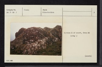 Torsa, Caisteal Nan Con, NM71SE 3, Ordnance Survey index card, page number 9, Recto