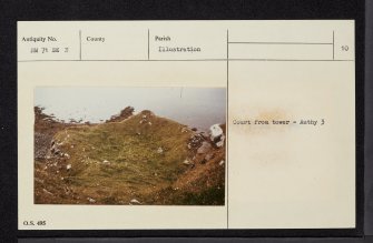 Torsa, Caisteal Nan Con, NM71SE 3, Ordnance Survey index card, page number 10, Verso