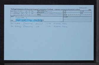 Glasvaar 7, NM80SE 6, Ordnance Survey index card, Recto