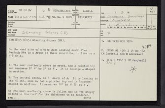 Salachary, NM80SW 16, Ordnance Survey index card, page number 1, Recto