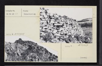 Dun Na Nighinn, NM80SW 27, Ordnance Survey index card, page number 3, Recto