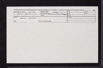 Creach Bheinn, NM85NE 2, Ordnance Survey index card, Recto