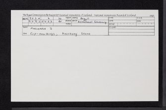 Fincharn 2, NM90SW 4, Ordnance Survey index card, Recto