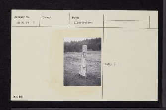 Achacha, NM94SW 9, Ordnance Survey index card, Recto