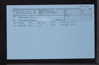 Barmore Wood, NN00SE 12, Ordnance Survey index card, Recto