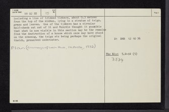 Carn An Roin, NN02SE 15, Ordnance Survey index card, page number 2, Verso