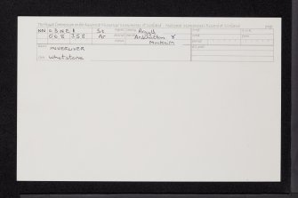 Inverliver, NN03NE 1, Ordnance Survey index card, Recto