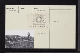 Dun Leigh, NN03SW 1, Ordnance Survey index card, Recto