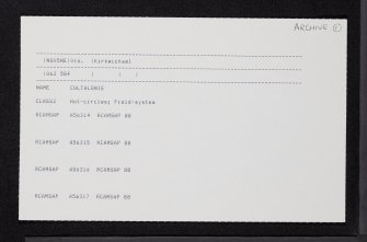 South Ballachulish, Ballachulish Hotel, NN05NE 16, Ordnance Survey index card, page number 1, Recto