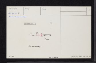 Loch Ard, Duke Murdoch's Castle, NN40SE 2, Ordnance Survey index card, Recto