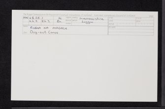 Loch Laggan, NN48SE 1, Ordnance Survey index card, Recto
