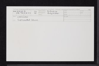 Craggan, NN52SE 2, Ordnance Survey index card, Recto