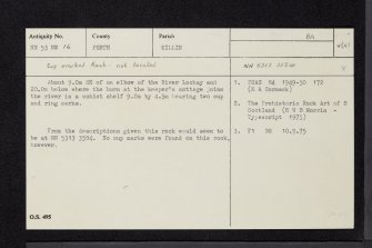 Glen Lochay, NN53NW 16, Ordnance Survey index card, Recto